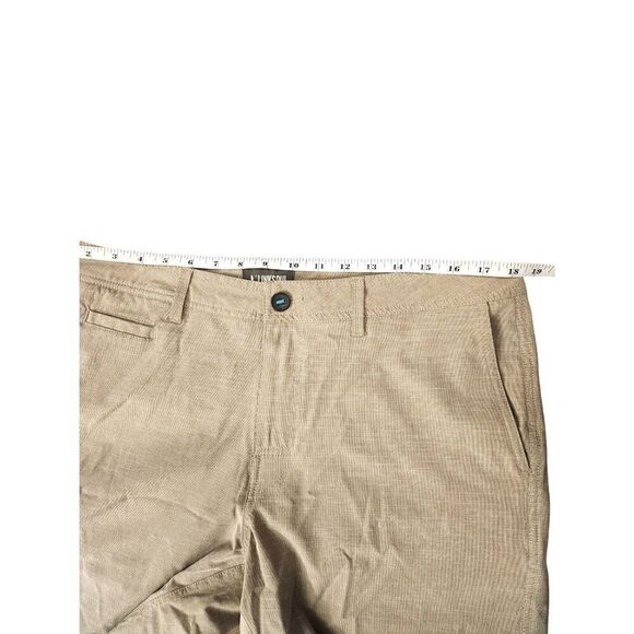 LINKSOUL Performance Golf Shorts Mens 38x10 light beige Poly - Picture 4 of 12